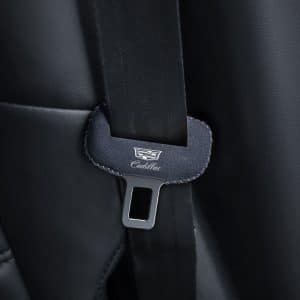 Cadillac seat belt buckle cover